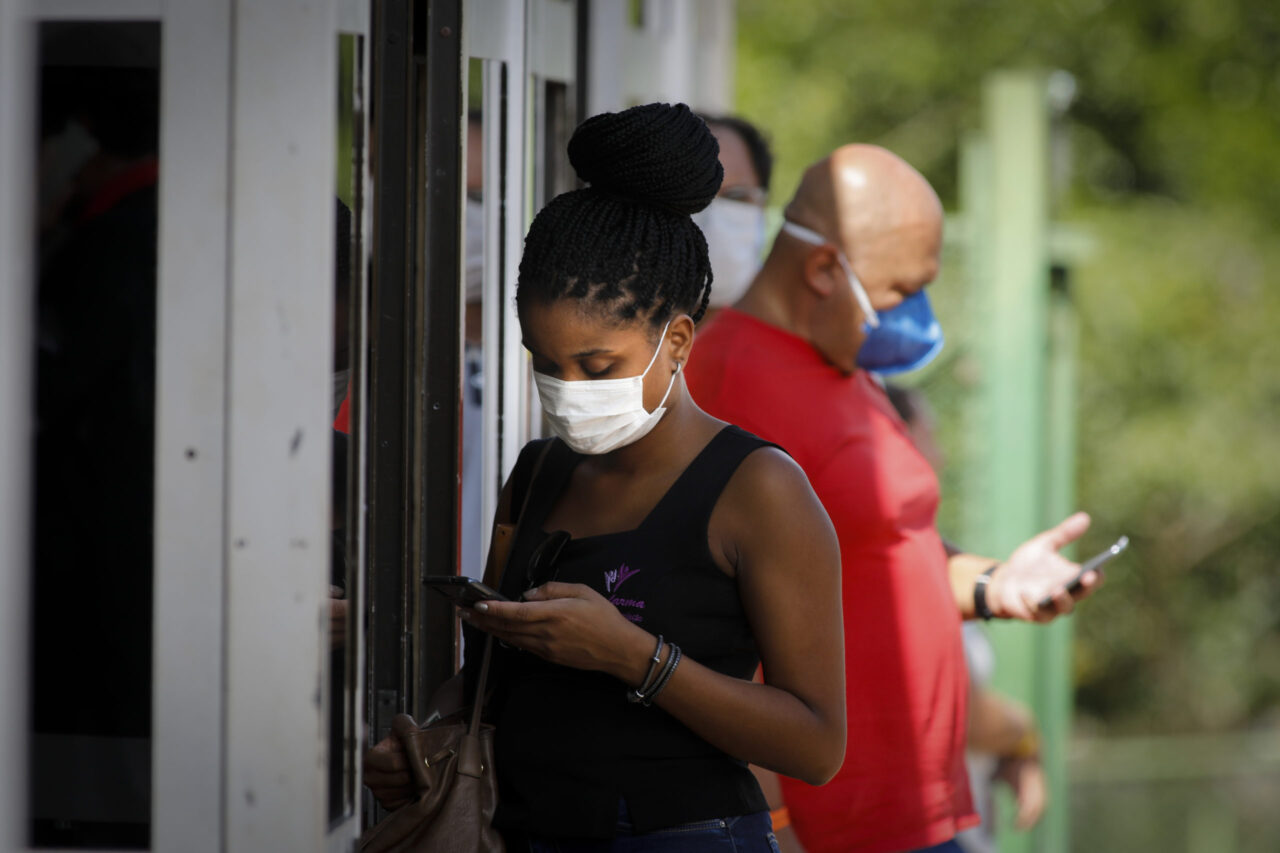 Mascara de proteção contra a Covid