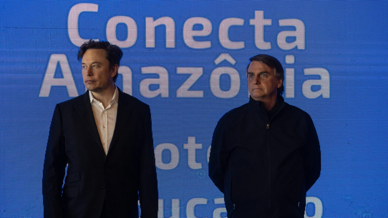 Elon Musk e Jair Bolsonaro se encontraram em São Paulo
