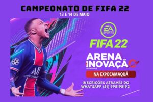 ExpoCamaquã 2022 terá campeonato de FIFA 22 na Arena da Inovação