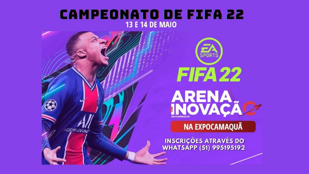 ExpoCamaquã 2022 terá campeonato de FIFA 22 na Arena da Inovação