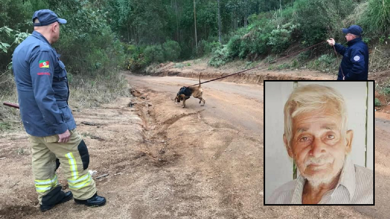 Corpo de Bombeiros segue busca por idoso de Cerro Grande do Sul que está desaparecido