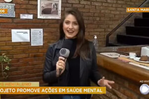 Camaquense Natália Satler estreia como repórter da Record TV