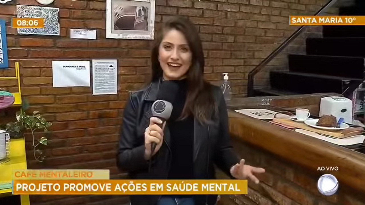 Camaquense Natália Satler estreia como repórter da Record TV
