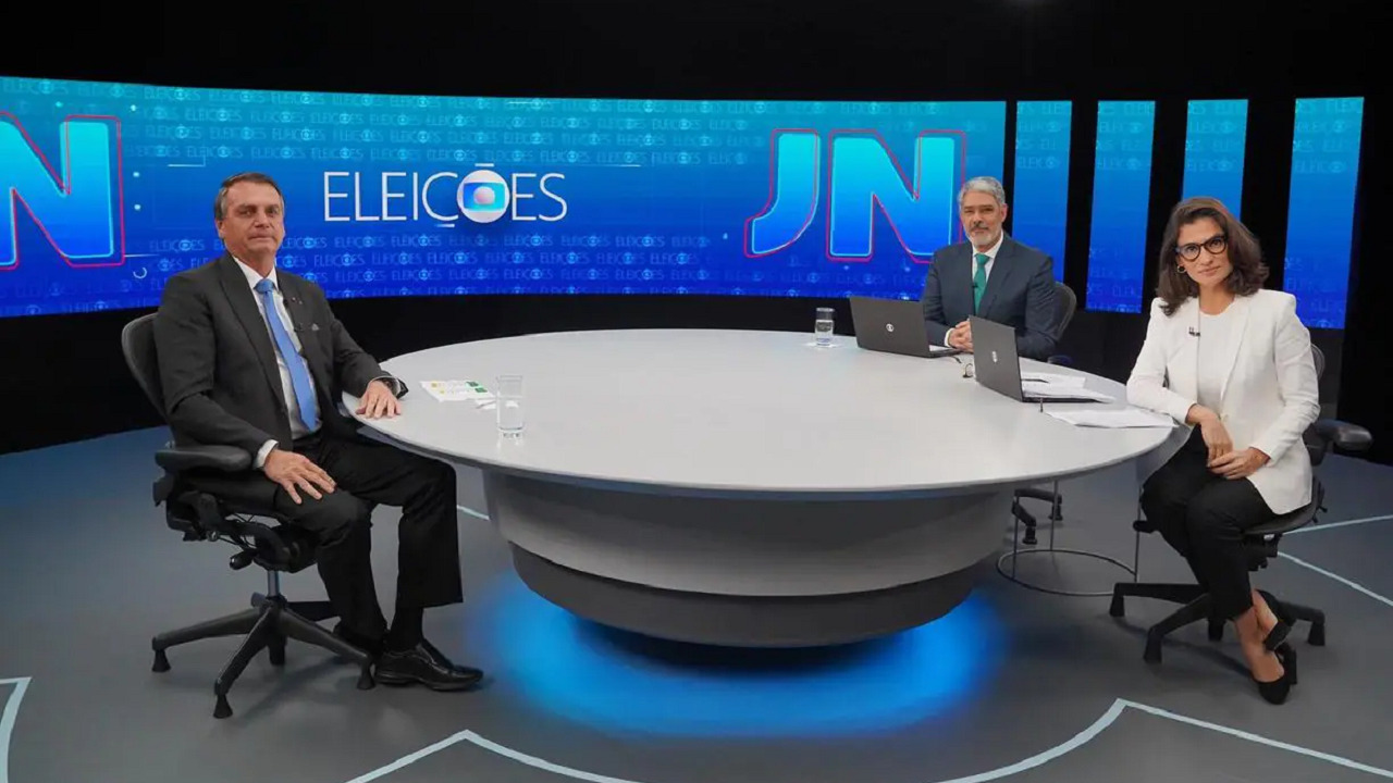 Entrevista de Bolsonaro no Jornal Nacional atinge maior audiência da TV brasileira no ano