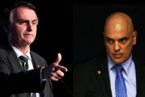 Jair Bolsonaro e Alexandre de Moraes