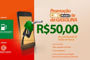 ClicRádio lança promoção com sorteio de gasolina toda semana