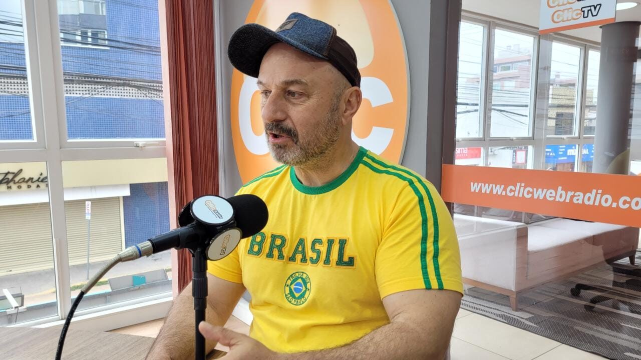 Vitor Hugo Lindenau participa do programa Bom Dia Camaquã