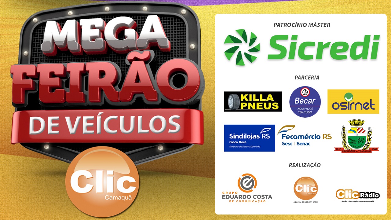 Clic Camaquã e ClicRádio anunciam nova edição do Mega Feirão de Veículos