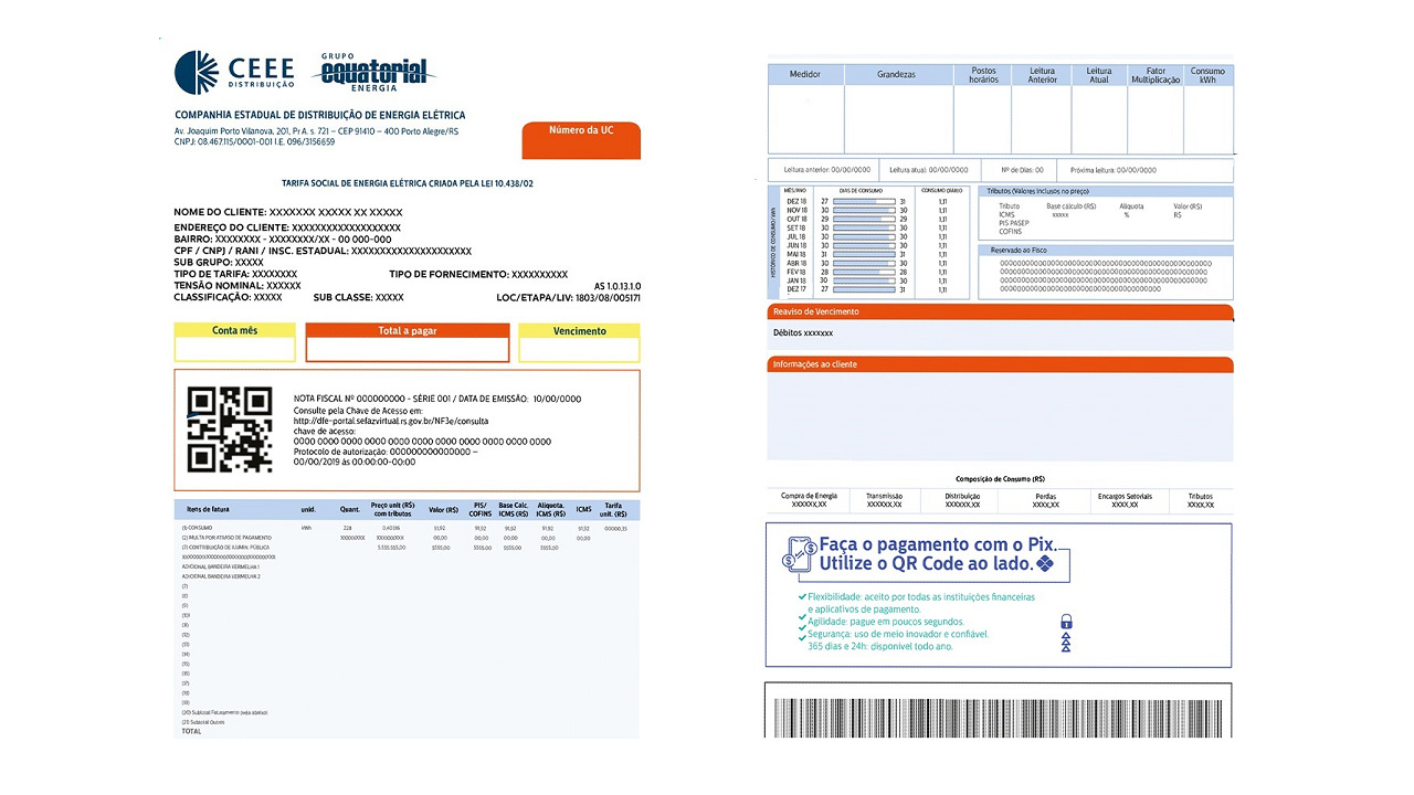 Nova conta de energia elétrica da CEEE Equatorial chega a partir desta semana