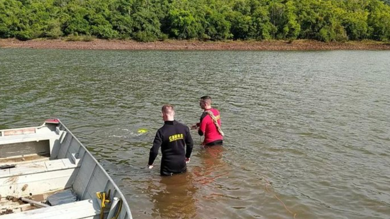 Bombeiros localizam corpo de homem que se afogou no Rio Jacuí