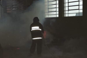 Incêndio é controlado pelos bombeiros em Tapes